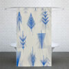 Decorative Waterproof Shower Curtain for Bathtub & Shower – Includes 12 Hooks, Multiple Colors (2)