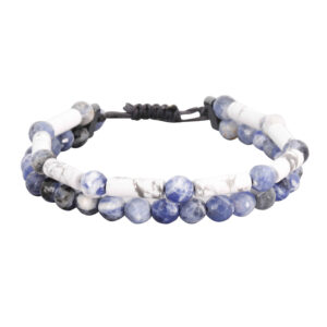 Elegant Eagle Design Beaded Bracelet for Men