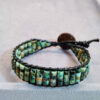 Elegant-Mens-Bracelet-with-Turquoise-Cylinder-Beads-Classic-Button-Closure-4