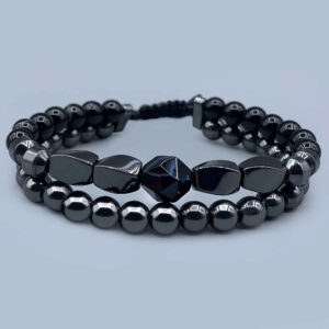 Elegant Eagle Design Beaded Bracelet for Men