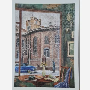1000-Piece Jigsaw Puzzle – Tabriz Clock Tower Design