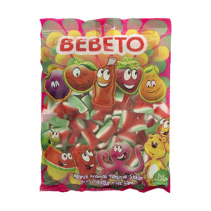 Halal Gummy Candy – Sour Jelly Sticks – Shiba (90g, x25)