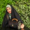Hand-Painted-Black-Leather-Wooden-Handbag-with-Floral-Design-–-Stylish-Shoulder-Bag-for-Daily-Use-Special-Occasions-3