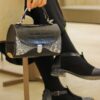 Handcrafted-Grey-Leather-Wood-Handbag-–-Elegant-Evening-Bag-with-Chain-Strap-1