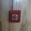 Handcrafted Leather Derafsh-e Kaviani Necklace – Small Pocket for Dua Paper (1)