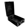 Handcrafted Wooden Suitcase-Style Gift Box with Sunflower Pattern (1)