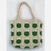 Handmade-Crochet-Tassel-Handbag-with-Frog-Design-–-Secure-Zipper-and-Comfortable-Lined-Interior
