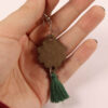 Handmade-Wooden-Asymmetric-Earrings-–-Stud-Hook-Floral-Mandala-Design-6