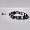 Ice-Rock-Inspired-Beaded-Bracelet-with-Howlite-Picasso-Jasper-Aquamarine-Stones-and-Leather-Knot-Closure-–-Unisex-Natural-Stone-Jewelry-4