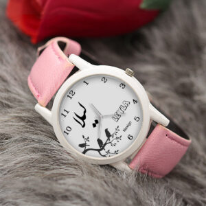 Women’s Floral Bohemian Fabric Tie Scarf Watch – Persian Calligraphy Baran