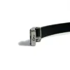Men’s Drafsh Kaviani Leather Bracelet – Black and Silver 316 Stainless Steel, Historic Persian Emblem1