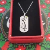 Military-Inspired Stainless Steel Ya Zahra (AS) Pendant Necklace with CNC Engraving – Islamic Jewelry (1)