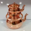 Persian Copper Teapot and Kettle Set – 1.5L Capacity with Traditional Design, Ideal for Tea Lovers2