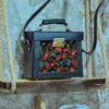 Persian Embroidered Leather Shoulder Bag – Artistic Floral Design, Perfect for Everyday chic outfits 3