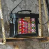 Persian Leather Shoulder Bag with Floral Embroidery – Elegant and Practical Daily Accessory5