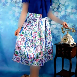 Black Persian Women Skirt Model Kashan