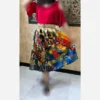 Pleated-Midi-Satin-Skirt-with-Ancient-Persian-Painting-Motifs-and-Heritage-Inspired-Design-2