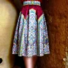 Pleated-Midi-Satin-Skirt-with-Persian-Floral-Motifs-in-Pink-and-Yellow-on-White-2