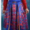 Pleated-Midi-Satin-Skirt-with-Pomegranate-Tree-Motif-under-Persian-Arches-2