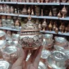 Silver Inlaid Copper Sugar Bowl – Diamond-Cut Nano Design, Base-Free (4)