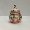 Silver Inlaid Copper Sugar Bowl – Diamond-Cut Nano Design, Base-Free (5)
