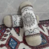 Single Traditional Cream Round Backrest Pillow – Persian Traditional Design (3)