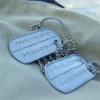 Stainless Steel Military-Style Necklace and Dog Tag with Custom Engraving (3)