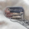 Stainless Steel Military-Style Necklace and Dog Tag with Custom Engraving (6)
