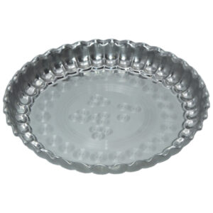 Polished Stainless Steel Round Serving Tray – 29cm Durable Everyday Tray