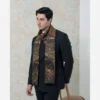 Traditional-Persian-Silk-Velvet-Scarf-for-Men-–-Featuring-Epic-Shahnameh-Battle-Scenes-Four-Season-Design
