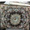 Traditional Rectangular Backrest Pillow – Floral Velvet Fabric (5)