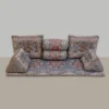 Traditional Termeh Backrest Set – 7-Piece Handcrafted Shahneshin Floor Seating from Yazd (2)