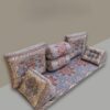 Traditional Termeh Backrest Set – 7-Piece Handcrafted Shahneshin Floor Seating from Yazd (4)