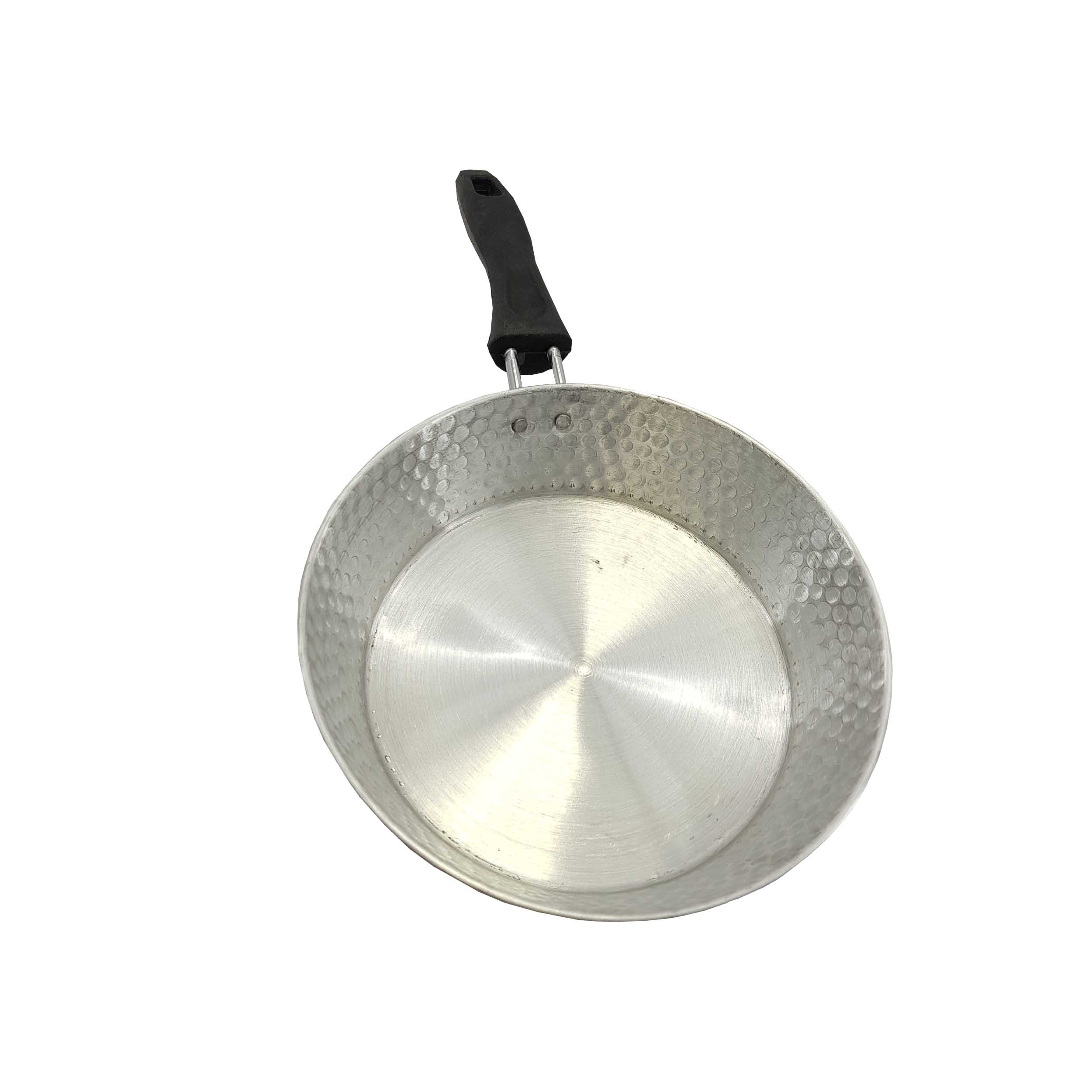 Two-Piece Hammered Aluminum Frying Pan Set – 18 & 26 cm, Single-Handle Non-Stick Cookware