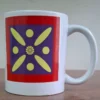 Unique Drafsh Kaviani and Shahbaz Ceramic Mug – Elegant Persian Symbols with High-Quality Durabled Print