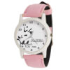 Womens-Parnia-Analog-Watch-–-Pink-Dial-Comfortable-Plastic-Case-Faux-Leather-Strap-Minimalist-Design