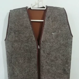 100% Natural Camel Wool Vest – Thermal Warmth for Body Comfort, Joint & Muscle Support
