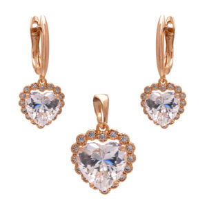 Persian Minakari Jewelry Set Model Cheshm Nazar