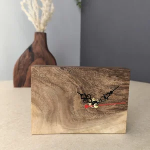 Handcrafted Wooden Desk Accessory – Unique and Elegant Handmade Piece for Your Workspace