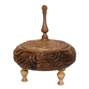 Handcrafted Persian Copper Sugar Bowl with – Hammered Pomegranate