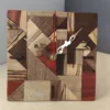 Handcrafted-Wooden-Desk-Clock-with-Mixed-Wood-Inlays-–-Square-Silent-Table-Clock-Made-from-Natural-Walnut-Jujube-Cherry-Woods-3