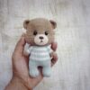 Handmade-Blue-Outfit-Teddy-Bear-Crochet-Amigurumi-Toy-–-Soft-Knit-Toy-for-Kids-Gifts-1