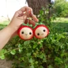 Handmade-Crochet-Tomato-Keychain-–-Red-Yarn-Accessory-for-Keys-Bags-and-Small-Gift-Decorations