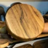 Handmade-Walnut-Wood-Fruit-Serving-Bowl-–-Decorative-Functional-Wooden-Bowl-30×30×7-cm-2