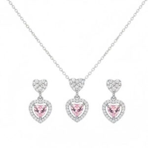 Persian Embroidered Necklace, Bracelet & Earrings Set Rana