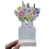 1405-Desk-Calendar-with-Floral-and-Vase-Design-–-Floral-and-Vase-Motif-Monthly-Pages-with-Glossy-Finish-Ideal-for-Gifting2
