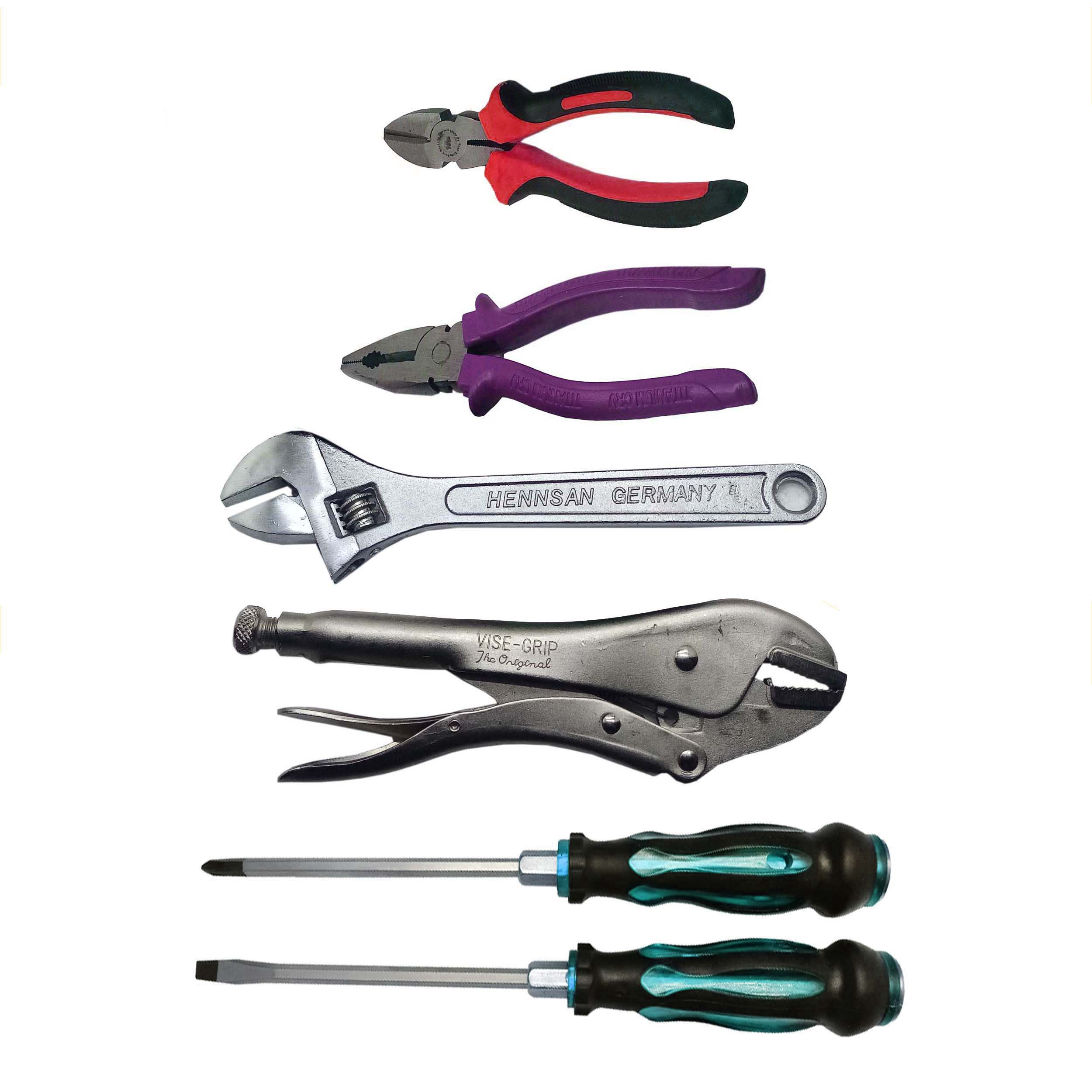 7‑Piece Hand Tool Set – Essential Household & Basic DIY Repair Kit with Storage Bag