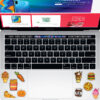 Decorative-Mobile-Tablet-Sticker-–-Garfield-Food-Design-Pack-of-10-Pieces-1