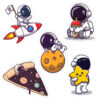 Die-Cut-Mobile-Laptop-Stickers-–-Astronaut-Theme-Pack-of-5-Pieces-2