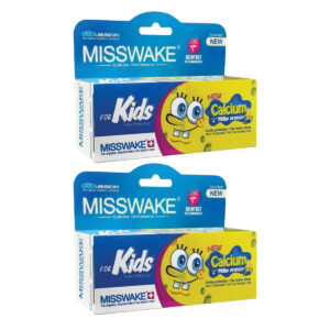 Misswake Strawberry Toothpaste for Kids – Oral Hygiene, 50ml (Pack of 3)